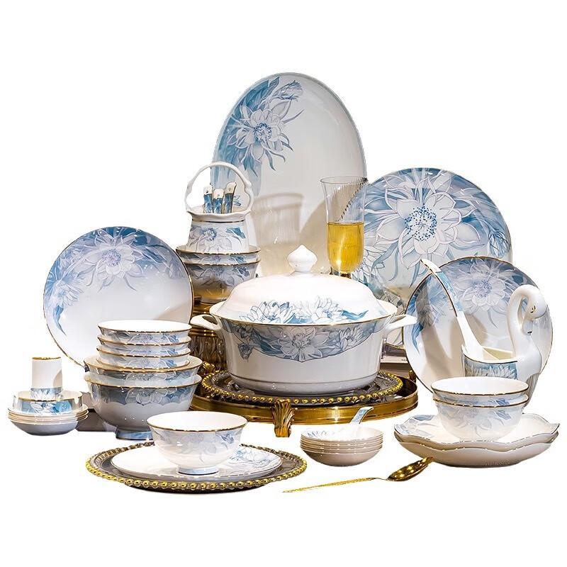 Mode Lanka Ceramic Chinese Light Luxury 8-inch Soup Bowl