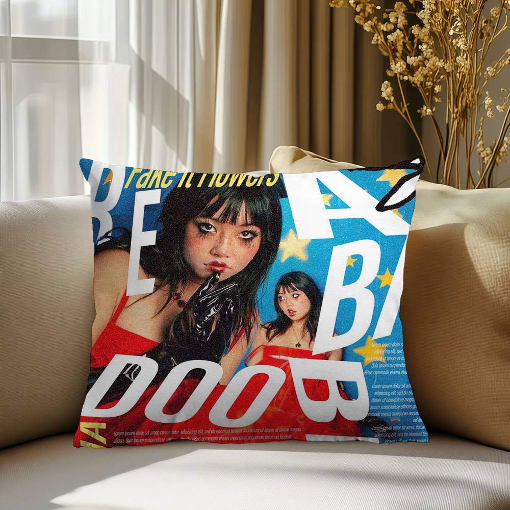 Rock Singer pretty B-Beabadoobee Cushion Cover 45x45 Polyester Sofa Cushions Decorative Throw Pillows Pillowcover