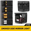 Dynamic LED Mirror Side Signal Smoked Turn Fit Ford DRL Light Lens F250/F350/450
