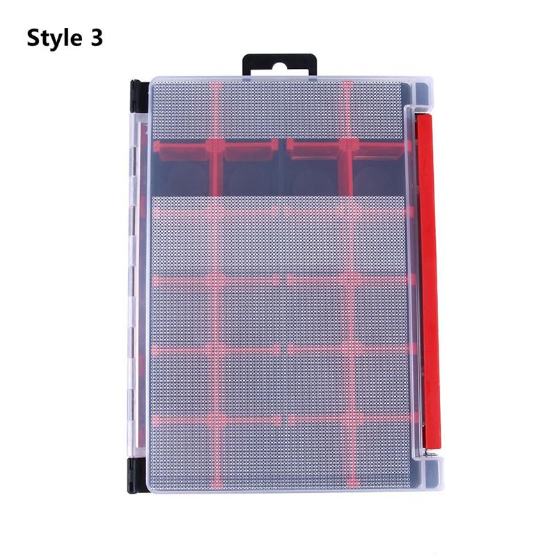 

Двусторонняя коробка для рыболовных приманок, коробка для искусственных приманок с ручкой на открытом воздухе, коробка для хранения креветок Style 3