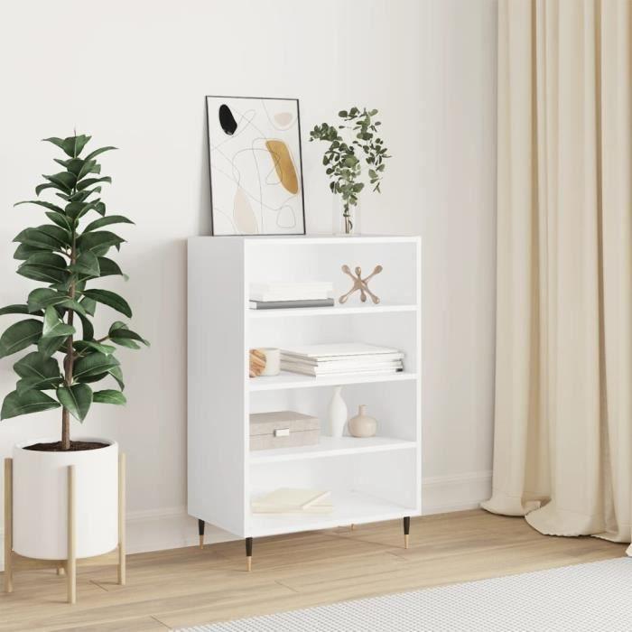 VidaXL Buffet haut blanc 57x35x90 cm bois d'ingénierie 827220