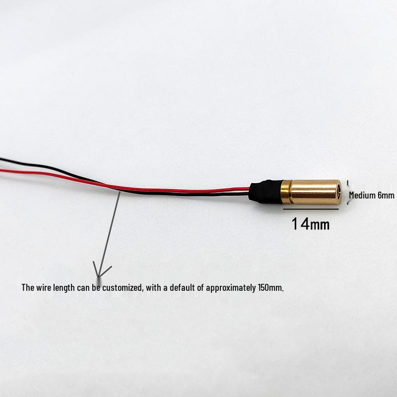 6x14mm 650nm 1mW Red Laser Module for Positioning