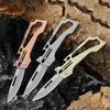 Kitchen Knife High Hardness Pocket Knife Multifunctional Folding Knife Key Chain Mini Titanium Alloy EDC Knife Peeling Knife
