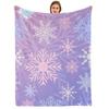 Gradient Green Concentric Hearts Anime Cartoon Flannel Blanket Soft Warm Throw for Bedroom Sofa Car Kids Holiday Gift