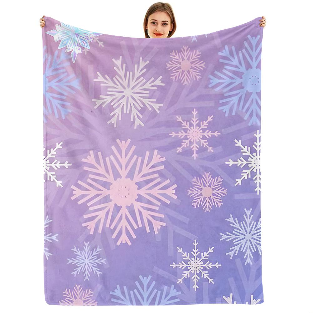 Gradient Green Concentric Hearts Anime Cartoon Flannel Blanket Soft Warm Throw for Bedroom Sofa Car Kids Holiday Gift