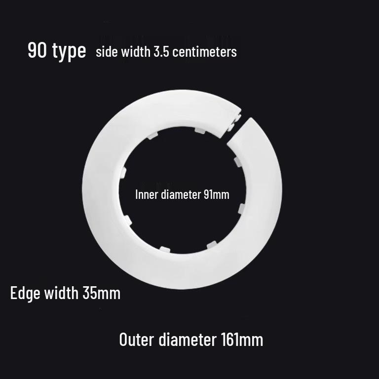Decorative Pipe Cover Ring for Air Conditioning and Heating Valves