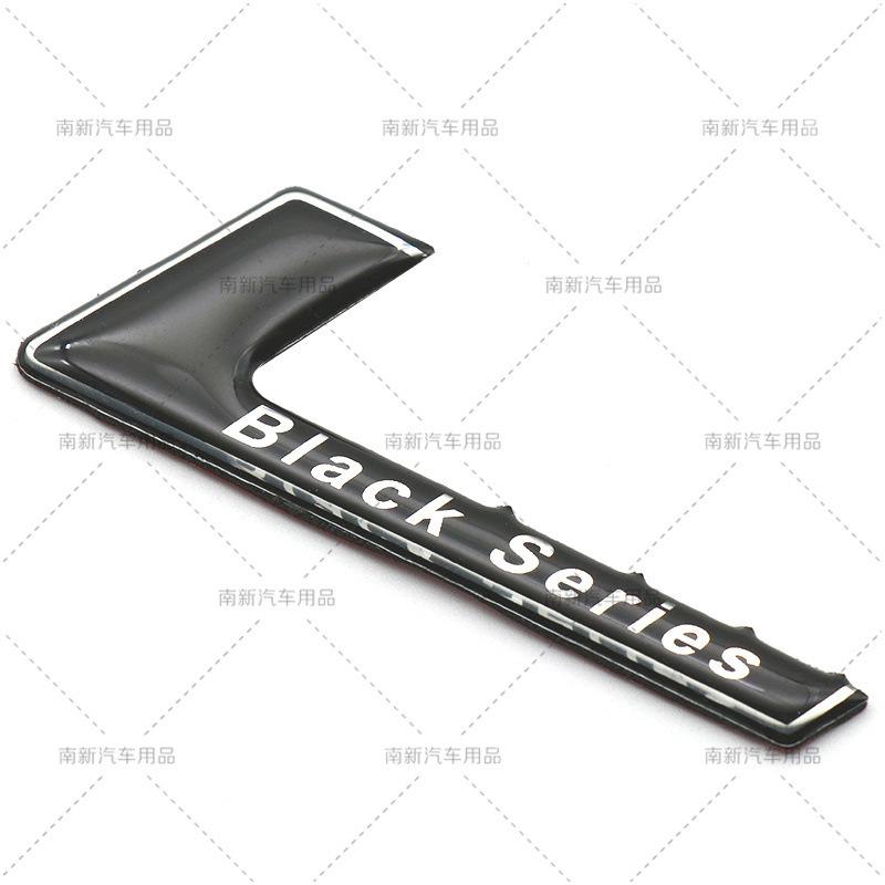 Polyethylenel  Black Series Emblem Fit C E Class SL65 SLS C63 Rear Trunk Sport Modification Badge