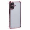 For iPhone 16 Case Electroplating Clear TPU Phone Cover with Lens Film