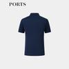 PORTS Men's Washable Silk Blend Polo T-Shirt