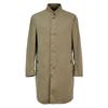 Renomahomme Collarless Garment-Dyed Mac Coat Brown Roambh03A