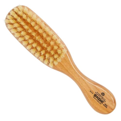 GB KENT Kent Brush Baby Extra Soft Bristles Boar Bristle Hair Brush BA10 with Wooden Handle, Warranted To the British Royal Family