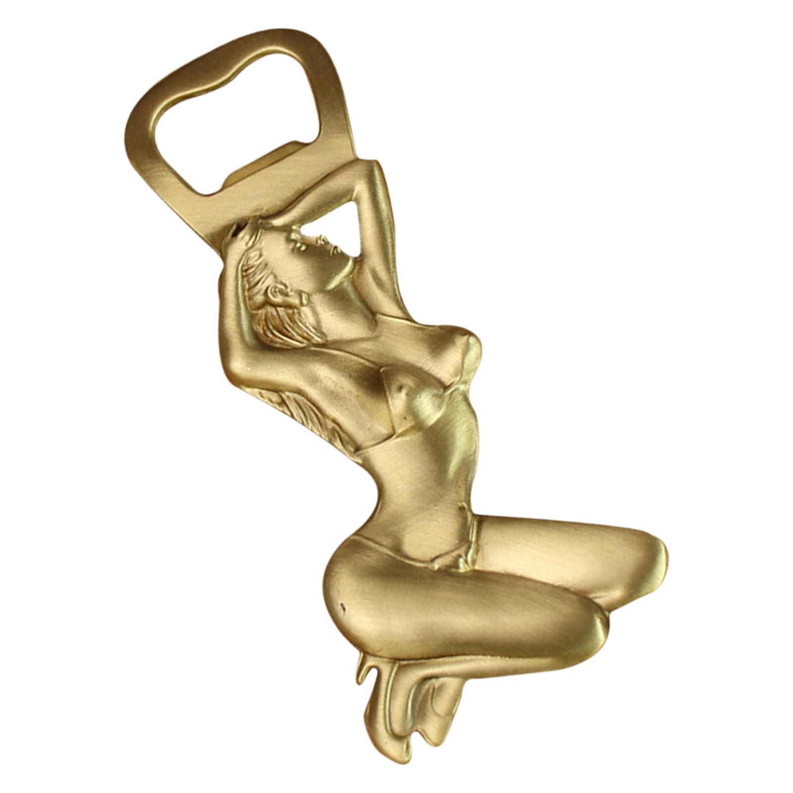 

Luxurious Brass Woman Silhouette Opener Beer Opener Accessory Ideal Birthday or Christmas Gift for Men and Women