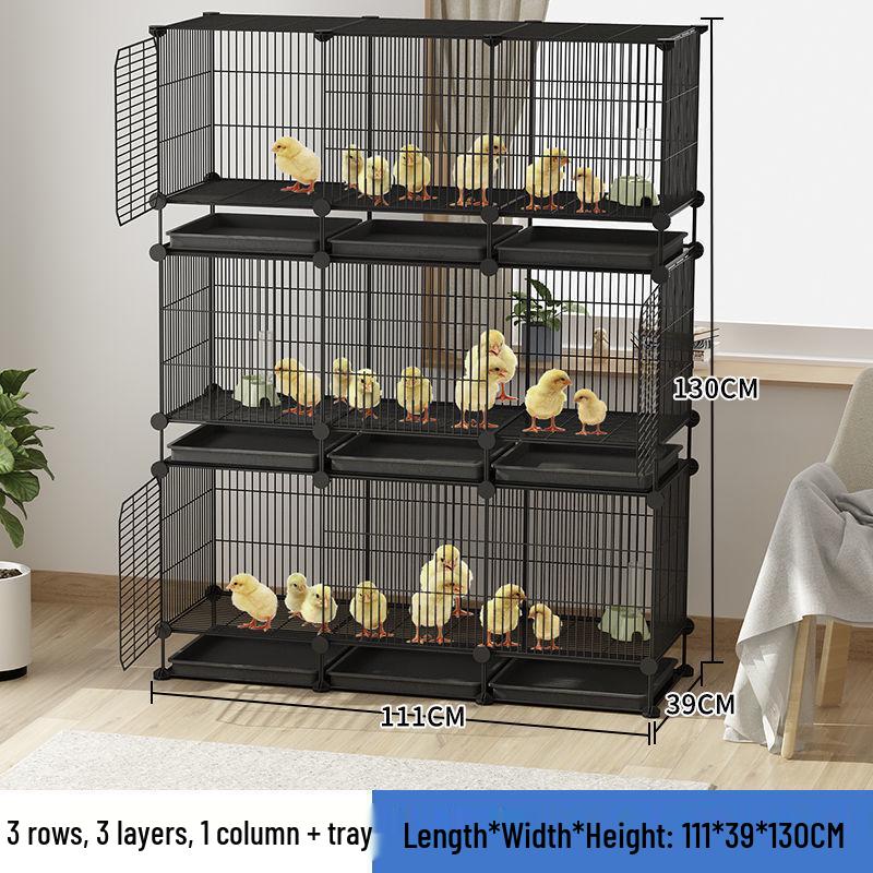 Extra-Large Chicken Coop: Thickened Brooding, Breeding & Nesting Cage for Home Use