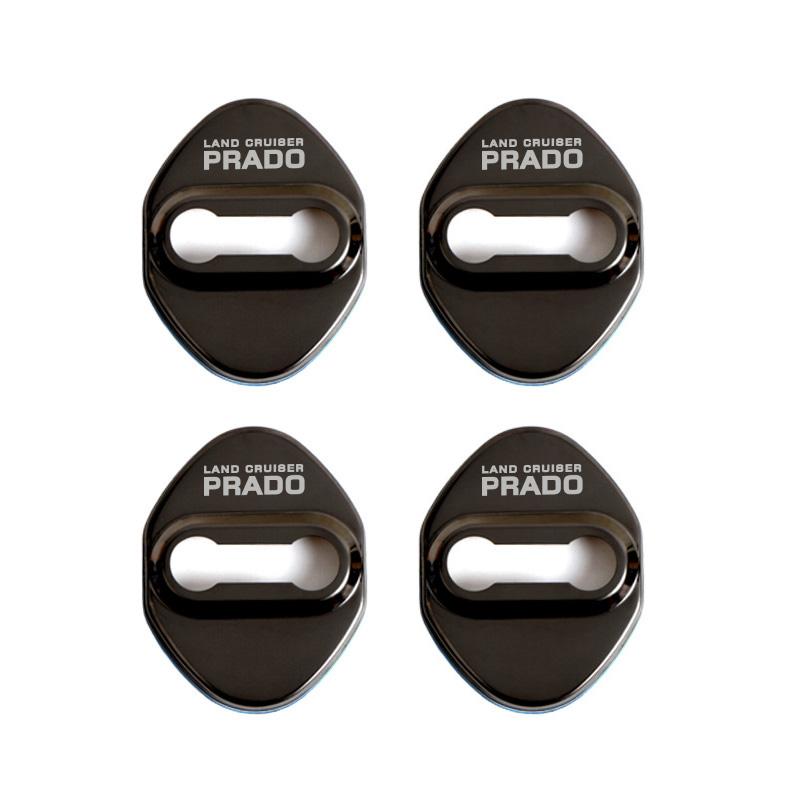 Door Lock Decoration Protection Cover flags emblem case for Toyota prado 120 fj150 land cruiser 80 accessories car styling