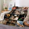 Shakira Poster Print Flannel Blanket High Quality Warm Comfortable Cover for All Seasons Perfect for Gifts Home Decor