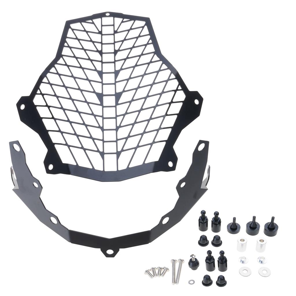 Motorcycle Headlight Grille Retro Motorcycle Side Mount Head Lamp Cover For 1050 1090 1190 1290