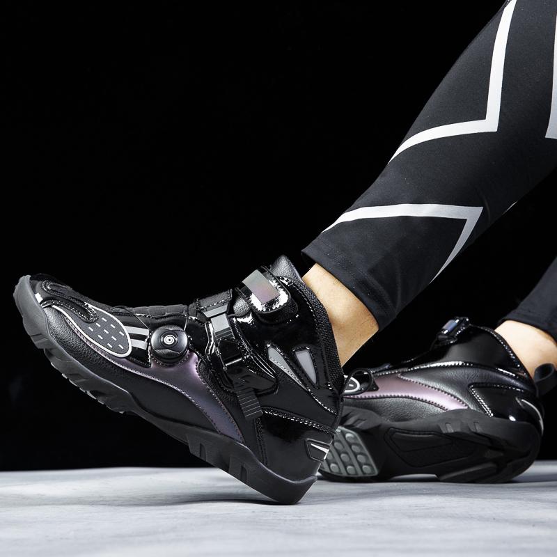 37-48 Pánské/Dámské Vysoké Motocyklové Boty Motocyklové Boty Otočný Knoflík Suchý Zip Cyklistické Boty