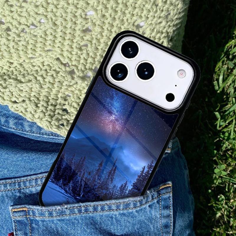 Star Lake Mountains Phone Case For iPhone 17 AIR 16 Pro Max 15 14 Pro 11 12 13 Shockproof Silicone Cover