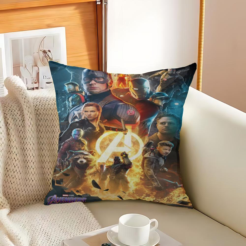 Marvel Wall Art Personalized Pillow Cover Kids Bedroom Wild Party Decor Pillowcase Kid Birthday Shower Gift