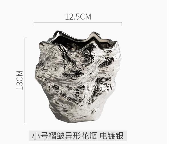 

Керамический горшок в стиле ваби-саби для бонсай, суккулентов, декор для B&B, натуральный, неправильной формы, креативный, для внешней торговли, черные художественные украшения