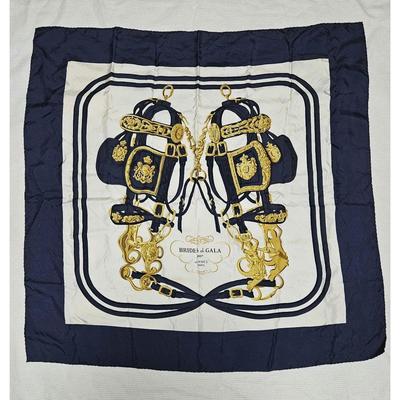 Used HERMES Large Scarf Carre 90 D221