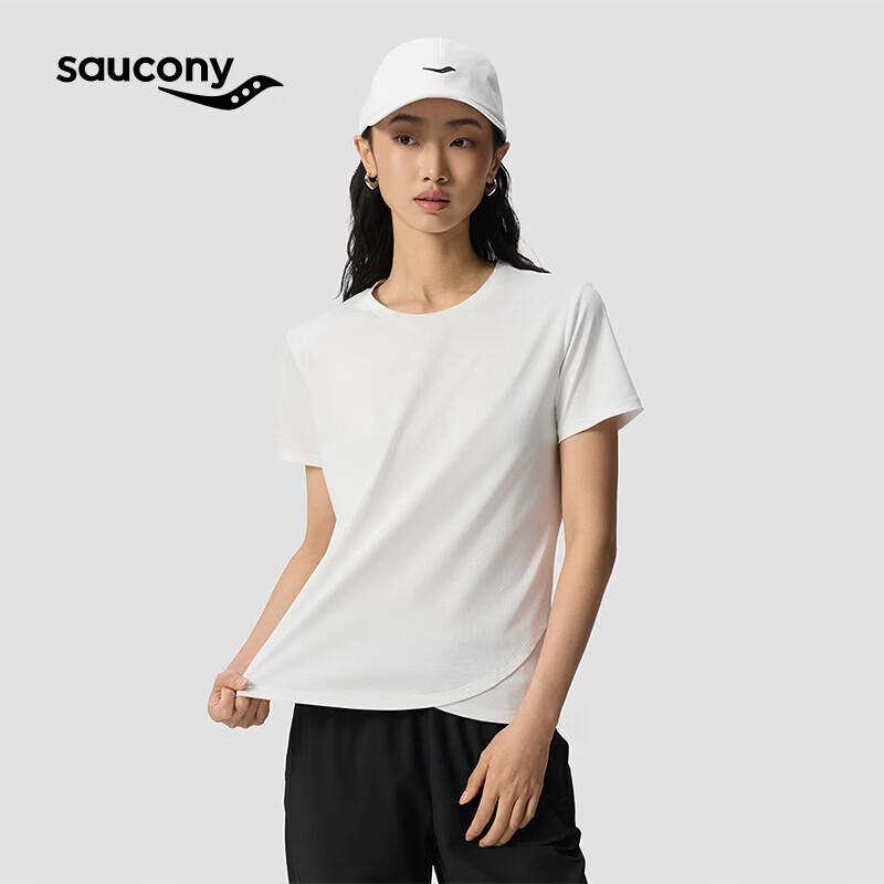 Saucony Women s Round Neck Silk-Blend Short Sleeve Knit Top 2XL