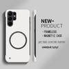 Ultra Slim Frameless Phone Case For Samsung S26 Ultra S25 S24 S23 FE S22 S21 Plus For Magsafe Magnetic Bare Phone Grip Cover