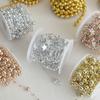 Colorful Electroplated Beads Christmas Bead Chain 10M DIY Material Xmas Hanging Decor Xmas Tree Ornaments Gift