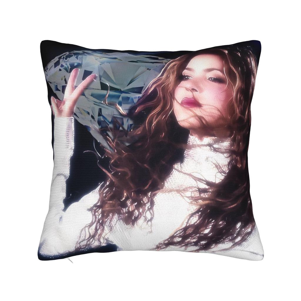 Singer Shakira Pillowcase Printing Fabric Cushion Cover Decor Throw Pillow Case Cover Home 45X45Cm