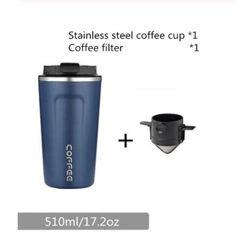 Reusable Coffee Filter Portable Coffee Travel Mug Hand-made Coffee Dripper Tea Cup Set Coffee Pot Coffeeware Camping Product