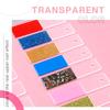Manicure Practice Nail Polish Color Card Color Plate 50 Pieces Nail Polish Color Display Board Manicure