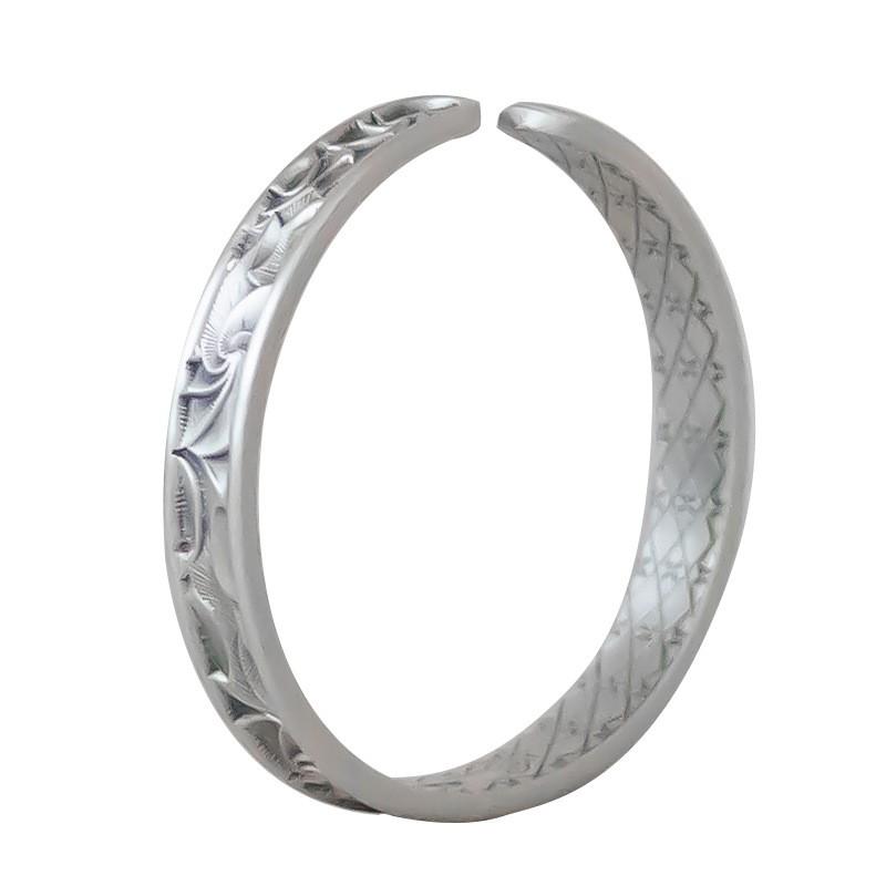 Vintage Textured Irregular Spiral Cuff Bracelet Unisex Plated Adjustable Wristband Daily Wear