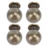 50 Set Round Rivet Sets Solid Iron Multifunctional 8mm Ball Rivet Kits for Clothing and Handcraft