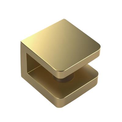 Brass Glass Clamp Suitable for Bathroom Shelves Wine Cabinets and Glass Partitions Secure and Stable Glass Fixing Bracket