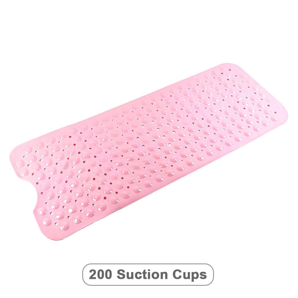 Silicone World PVC Anti-skid Bath Mats Soft Shower Bathroom Massage Mat Suction Cup Non-slip Bathtub Carpet 40x100cm Floor Mat
