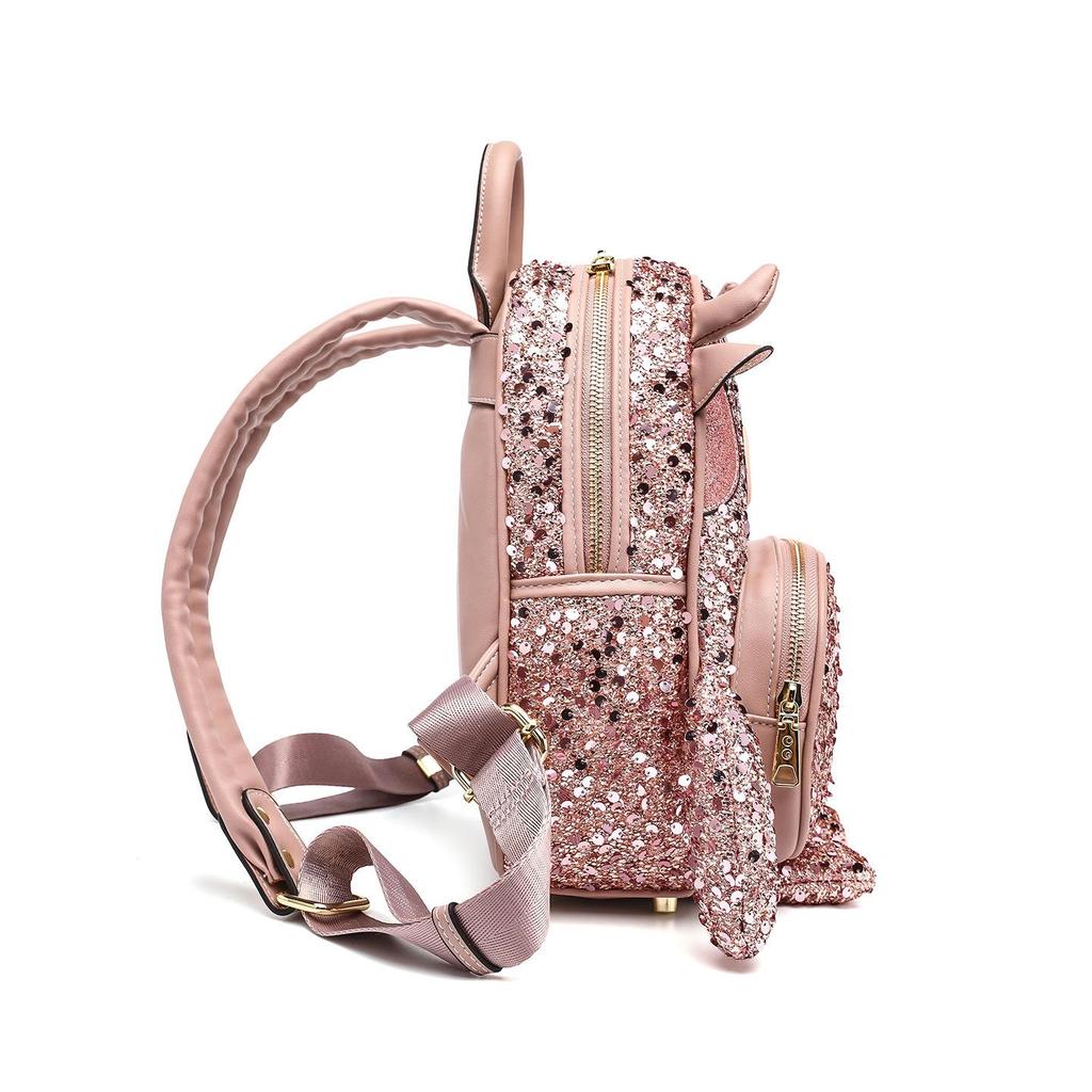 Cute Animal Shaped Sequin Glitter Backpack - Trendy, Spacious Women's School Bag