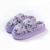 Printed children's cotton slippers, autumn and winter thickened, warm, plush cotton slippers, non-slip cotton shoes2026New Spring
