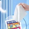 Anti-Fog Lens Wipes Disposable Cleaning Wet Wipes for Glasses Sunglasses Helmet Visors Anti-Smudge Screen Cleaning Streak-Free Cloth 100 Pc/box