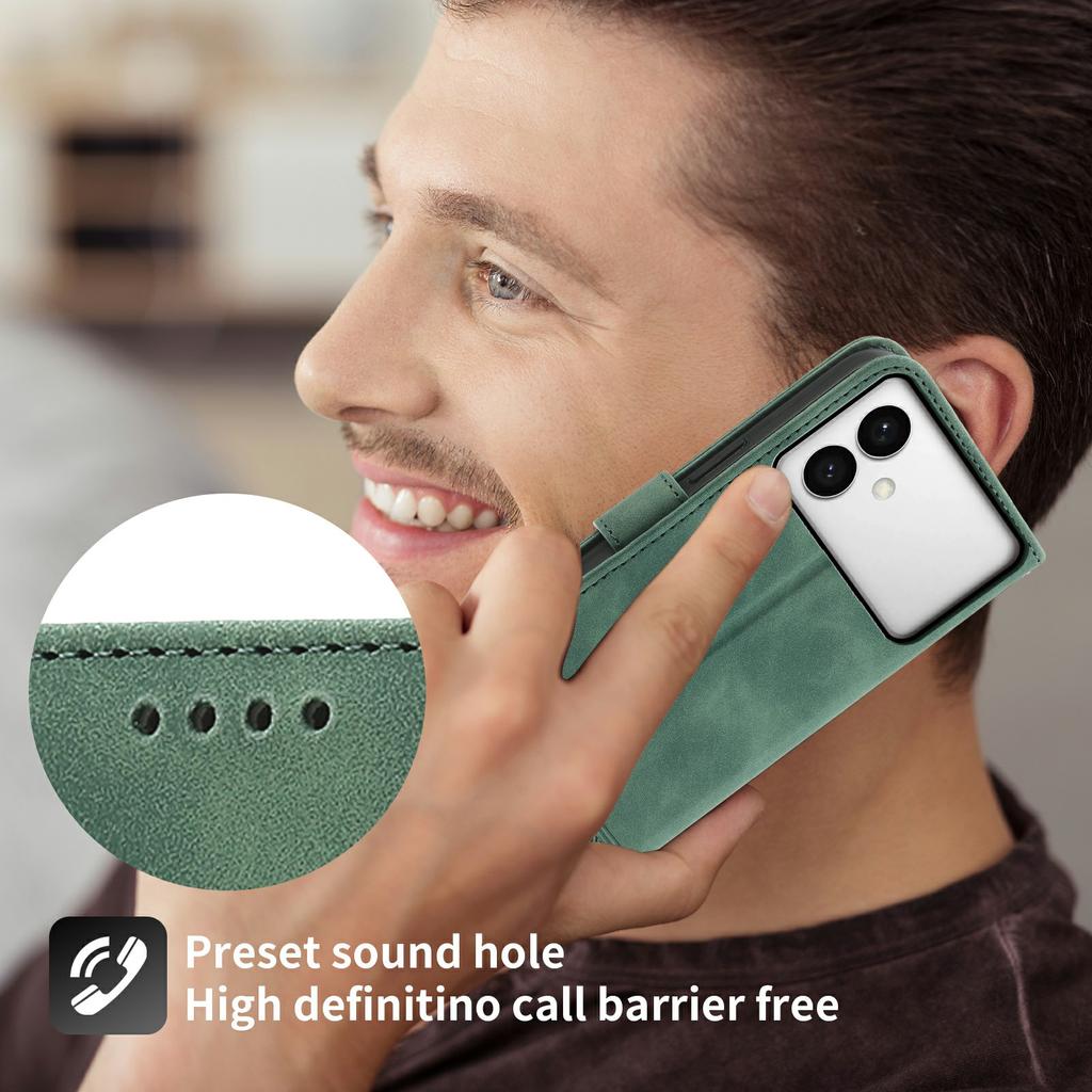 DIERFENG DF-03 For Samsung Galaxy S26 Edge Case Lines Imprint Wallet Leather Phone Cover with Wrist Strap