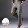 Men's Winter Simple Windproof Warm Work Trousers Thermal Hiking Skiing Fishing Pants