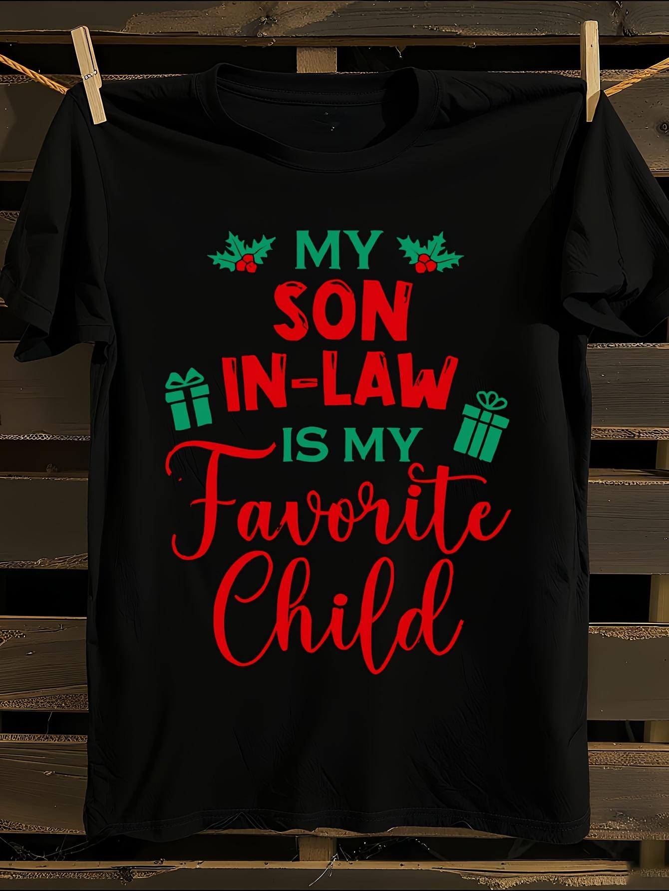 Funny My Son-In-Law Is My Favorite Christmas Tshirt S