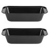 Rectangle Toast Loaf Pan Bread Cake Mold Carbon Steel Nonstick Loaf Pastry Baking MoldsBlack