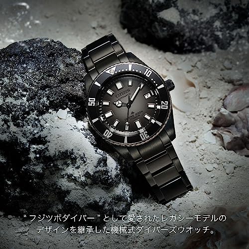 Citizen Promaster Mechanical Diver Watch, 200m Water Resistant, Black, NB6025-59H, Men's