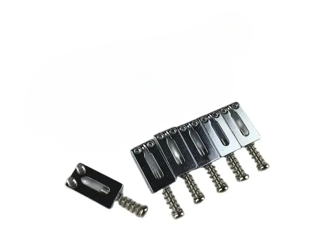 1 set of steel saddles GOTOH S21 / electric guitar bridge saddle 10.5 MM, chrome, silver, gold, MADE IN JAPAN