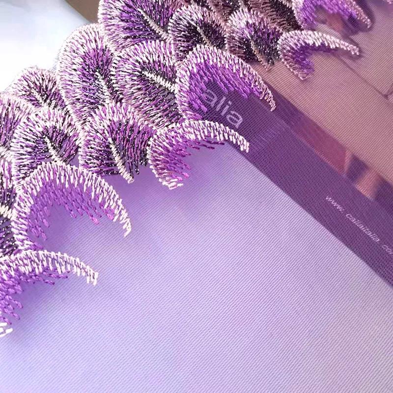 

10yards Colorful Lace Wedding Peacock Embroidered Diy Handmade Patchwork Lace Ribbon for 18cm Wide Sewing Supplies Craft 10yards