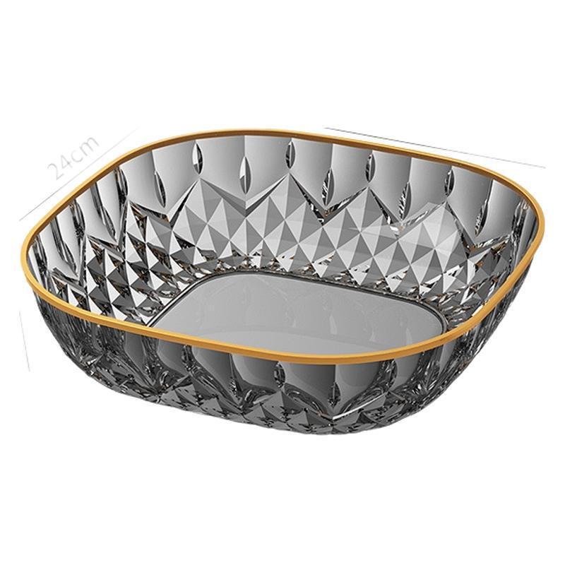 Innenseite Licht Luxus Obstteller Haustier Transparent Wind Tee Mehrere Speiseteller Blume Obstkorb Ktv Obstteller