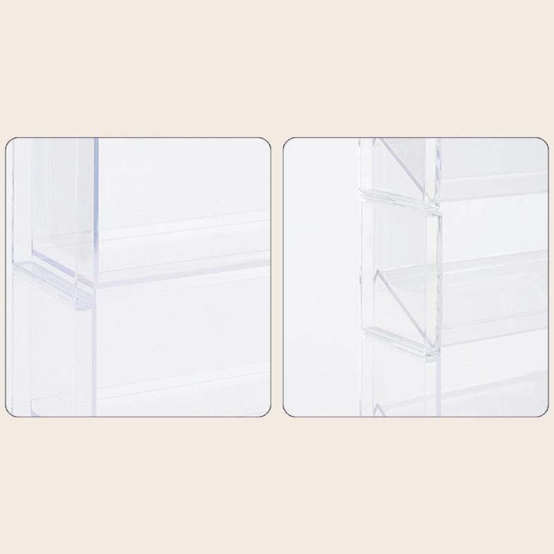 Desktop Clear Storage Holder Multipurpose Organization Shelf Accessory for Lipstick Makeup Cosmetic Rack Supplies