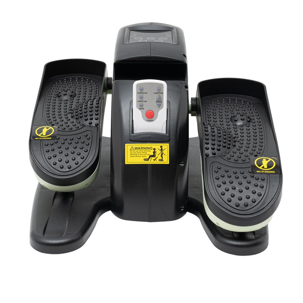 Under Desk Elliptical Machine for Seniors, Rehab Electric Sitting Leg Foot Pedal Exercise Equipment, Portable Trainer for Home