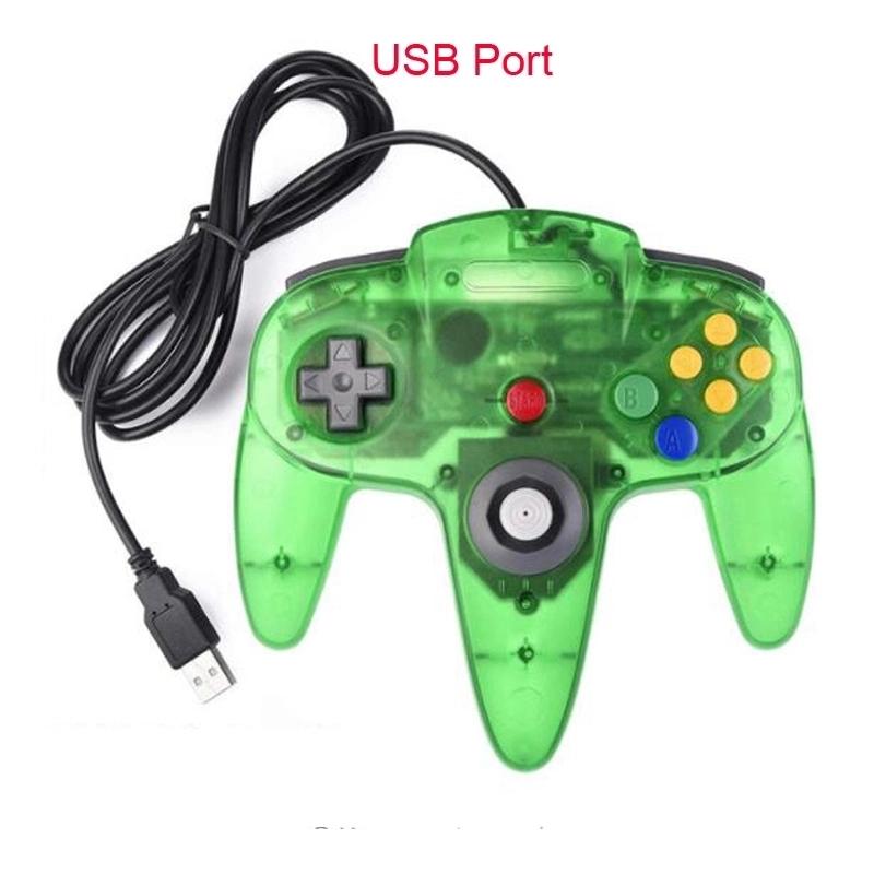 Wired Transparent Gaming Joystick for Nintendo N64 Gamepad Game Controller for Nintendo N64 Joypad