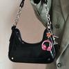 1PC Bag Charms Cute Ornament Y2K Bag Pendants DIY Accessories 3D Earphone Shape Candy Color Keychains Creative Multicolor